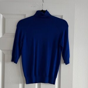 Zara Women’s Royal Blue Turtleneck Sweater